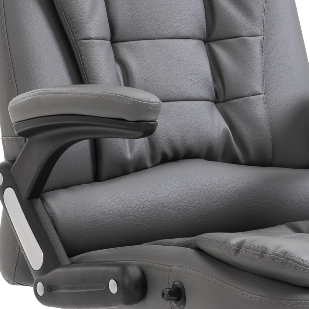 Kantoorstoel Kunstleer Antraciet