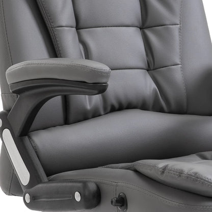 Kantoorstoel Kunstleer Antraciet