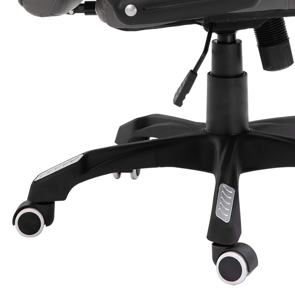 Kantoorstoel Kunstleer Antraciet