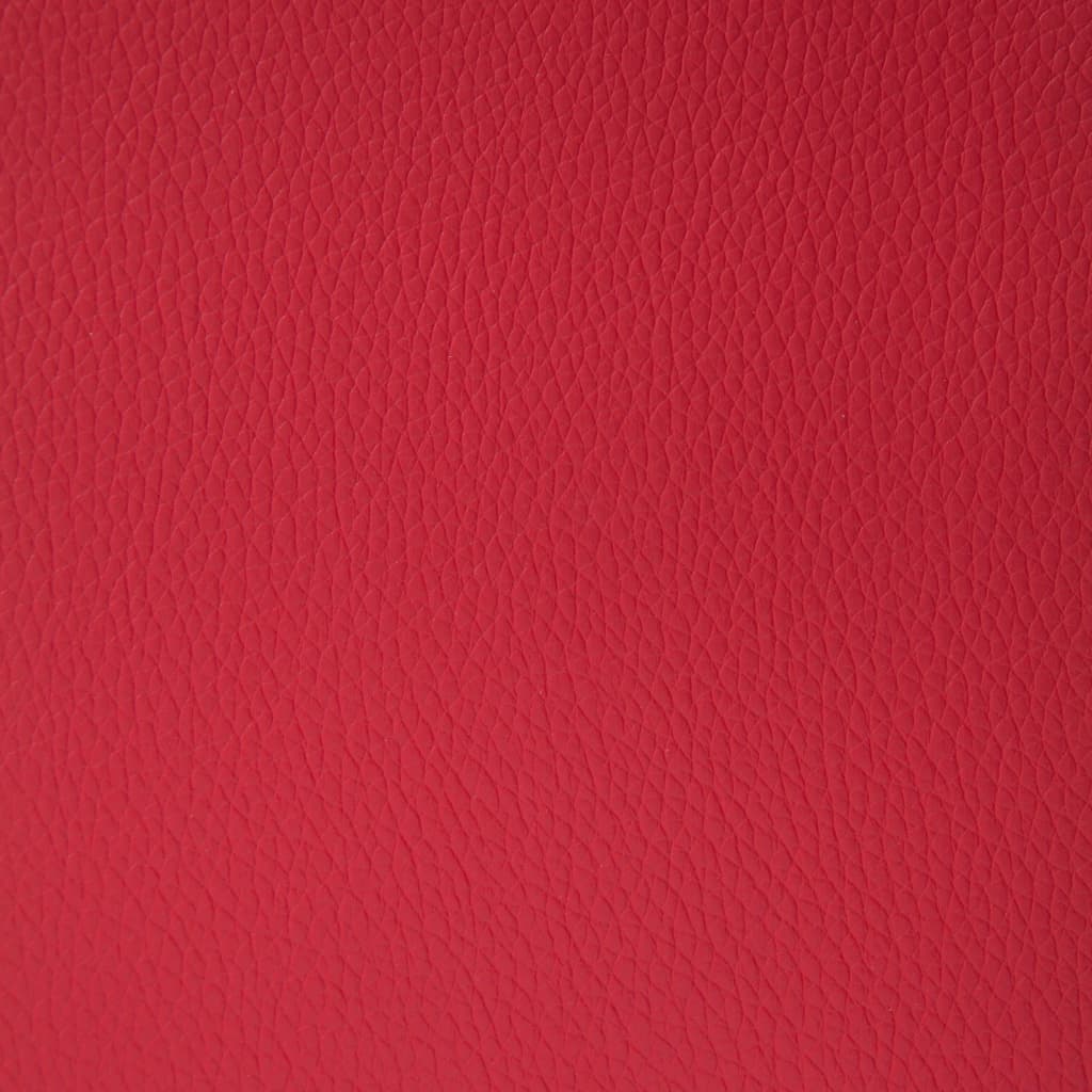 Bankje Met Opbergvak 116 Cm Kunstleer Rood