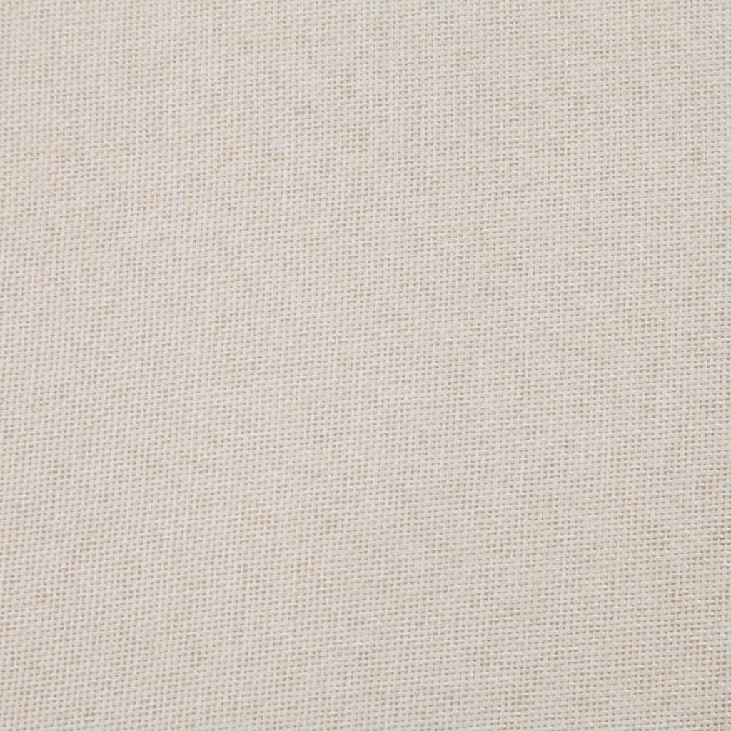 Bankje Met Opbergvak 116 Cm Polyester crème