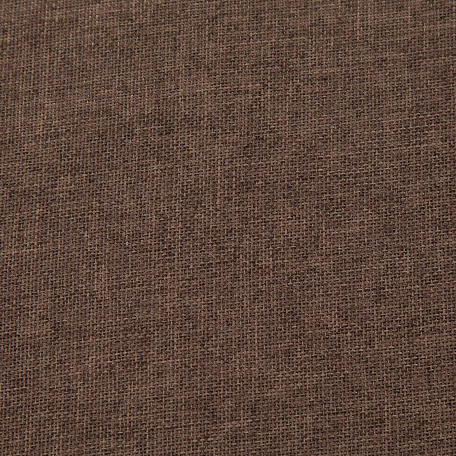 Bankje Met Opbergvak 116 Cm Polyester Bruin