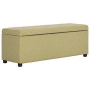 Opbergbankje 116 cm polyester groen