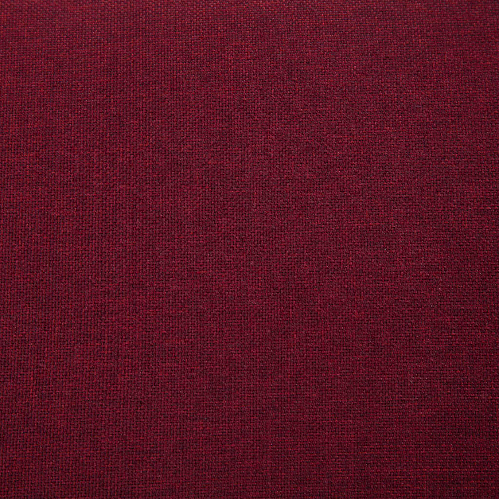 Bankje Met Opbergvak 116 Cm Polyester Wijnrood