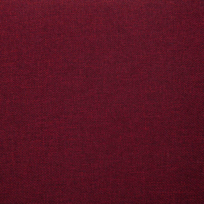 Bankje Met Opbergvak 116 Cm Polyester Wijnrood