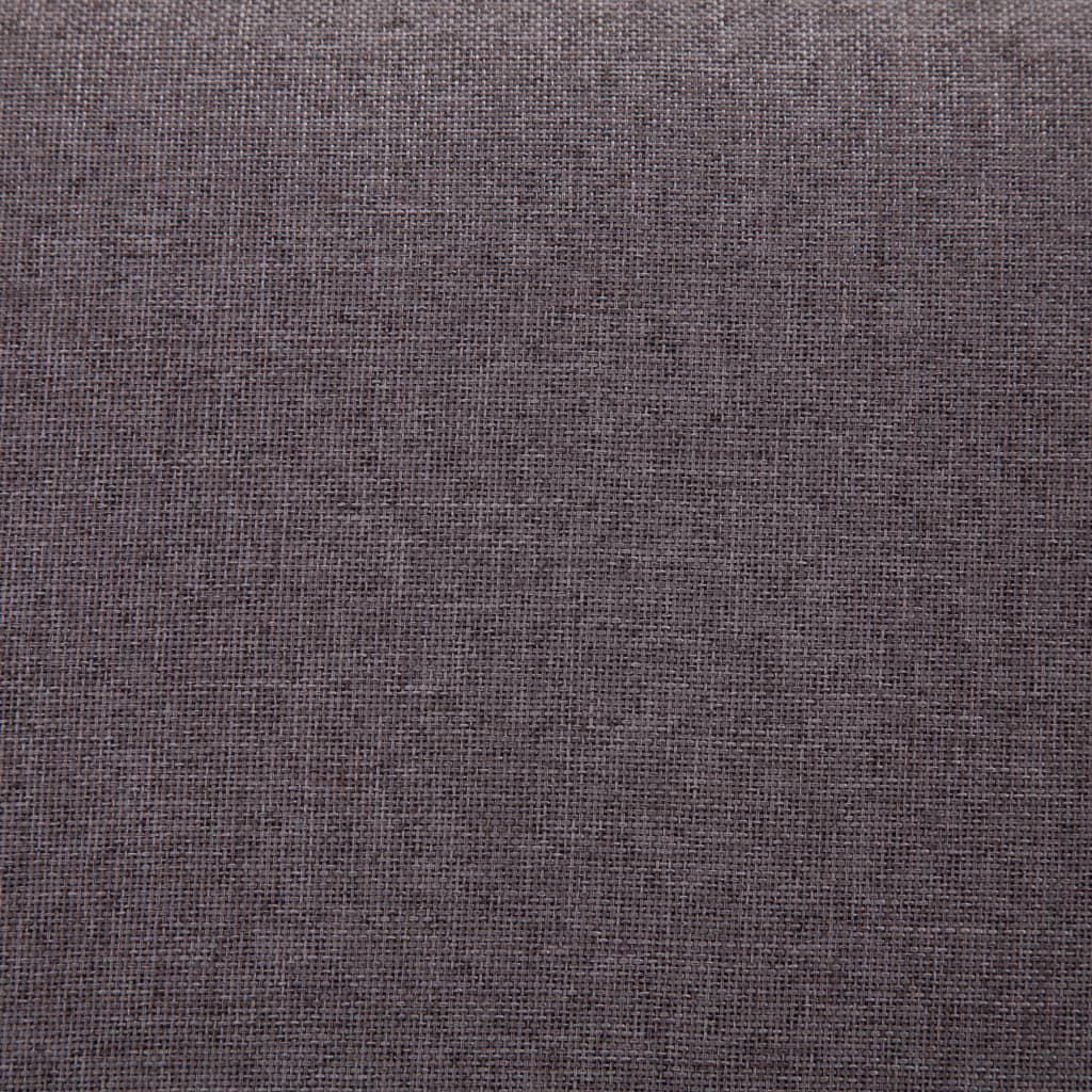 Bankje Met Opbergvak 116 Cm Polyester Taupe