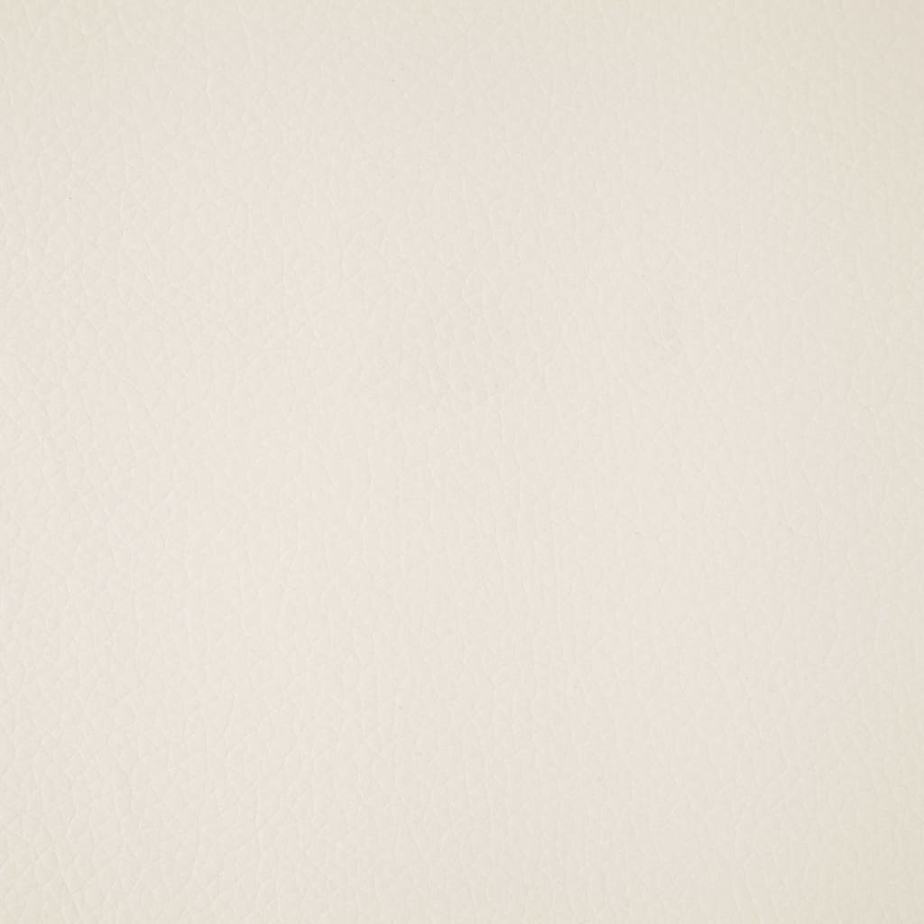 Bankje 139,5 Cm Kunstleer Crème