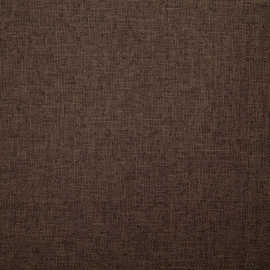 Bankje 139,5 cm polyester bruin Bruin