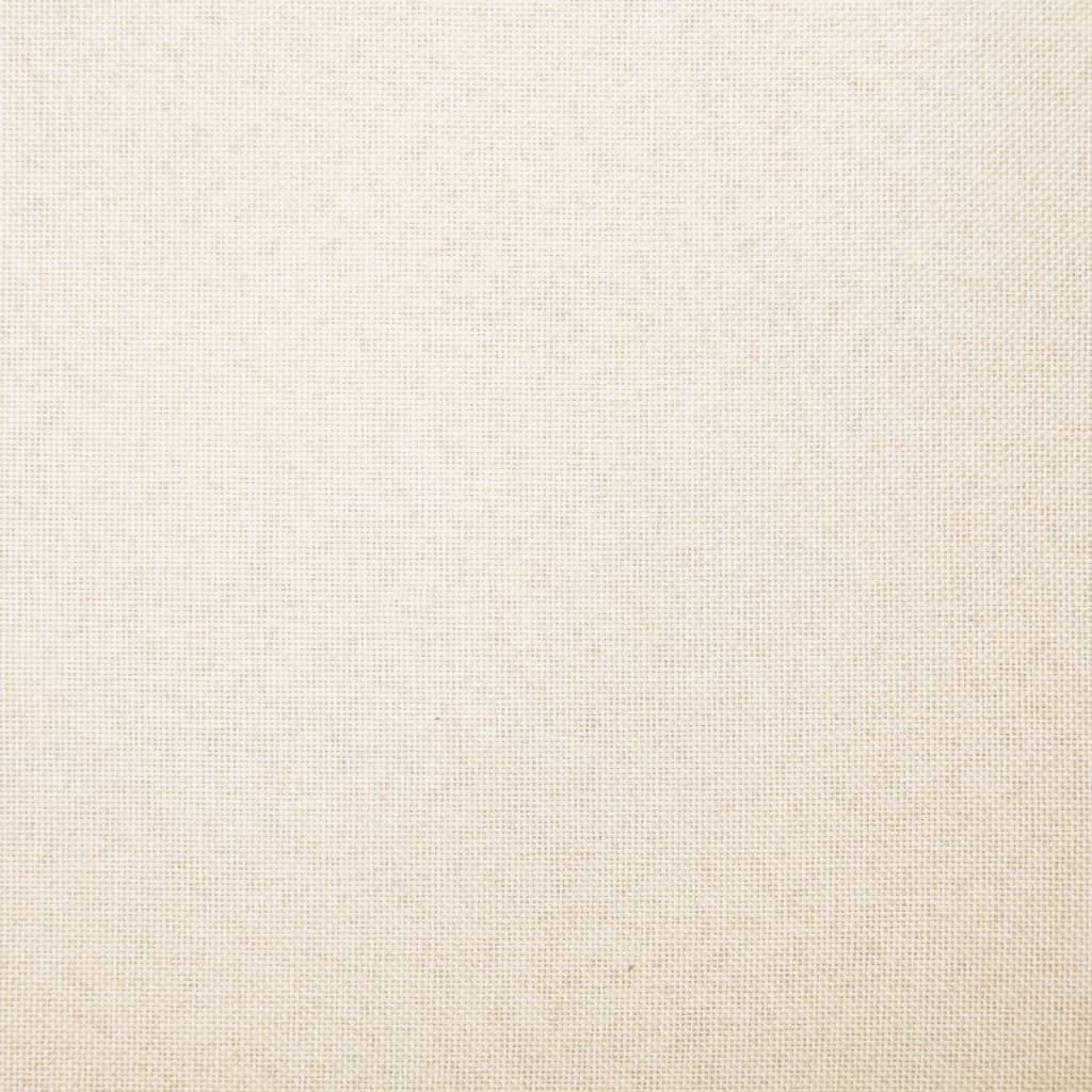 Bankje 139,5 Cm Polyester Crème
