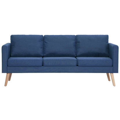 Stof Blauw Driezitsbank
