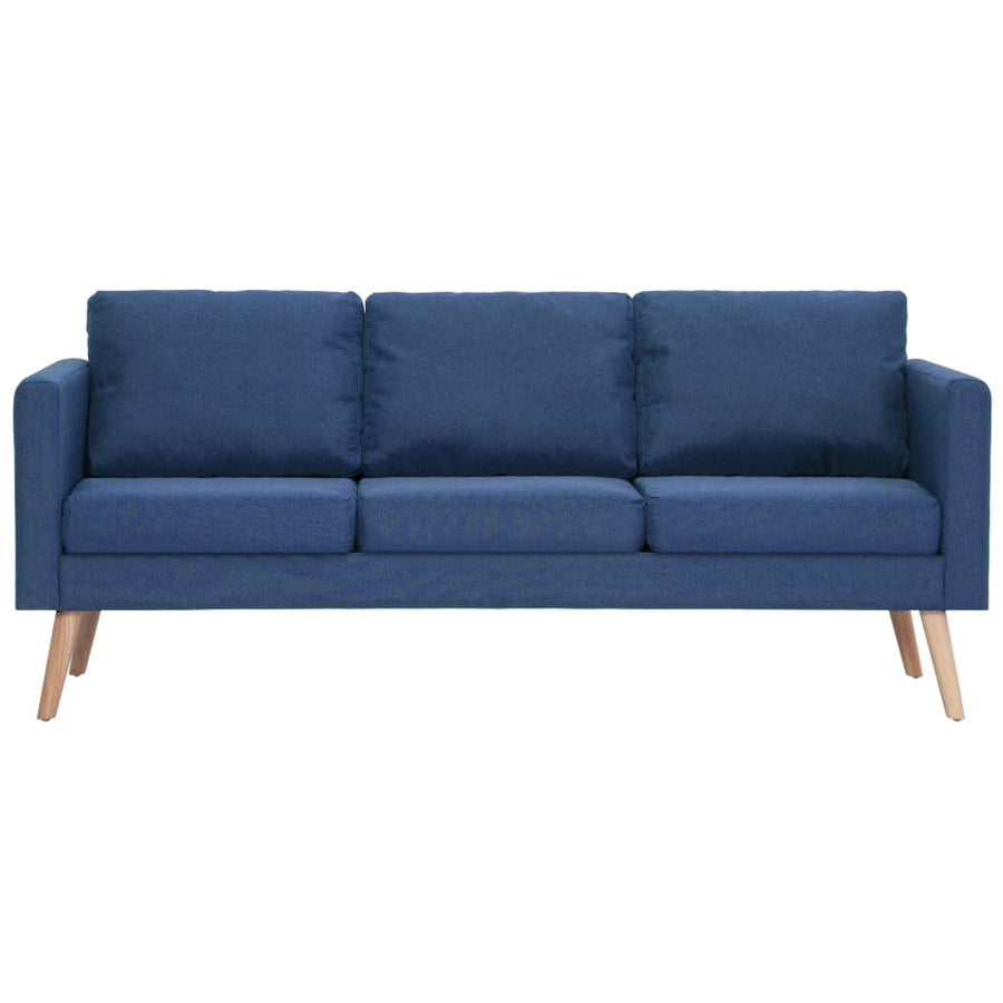 Stof Blauw Driezitsbank