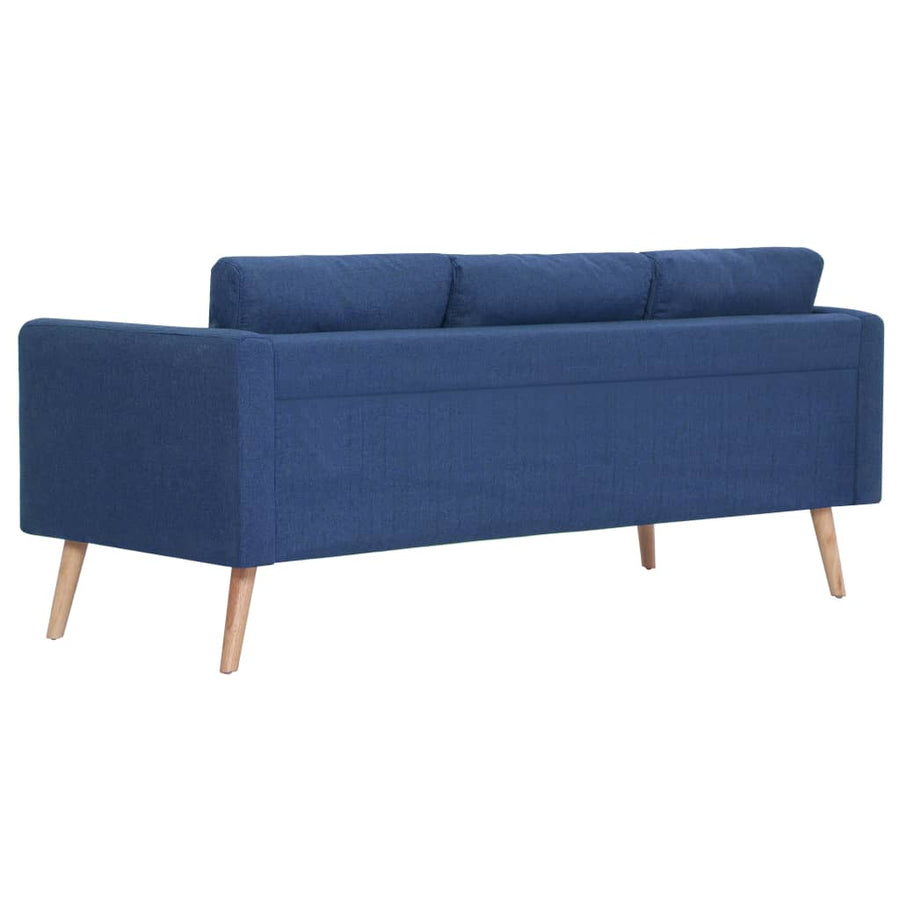 Stof Blauw Driezitsbank