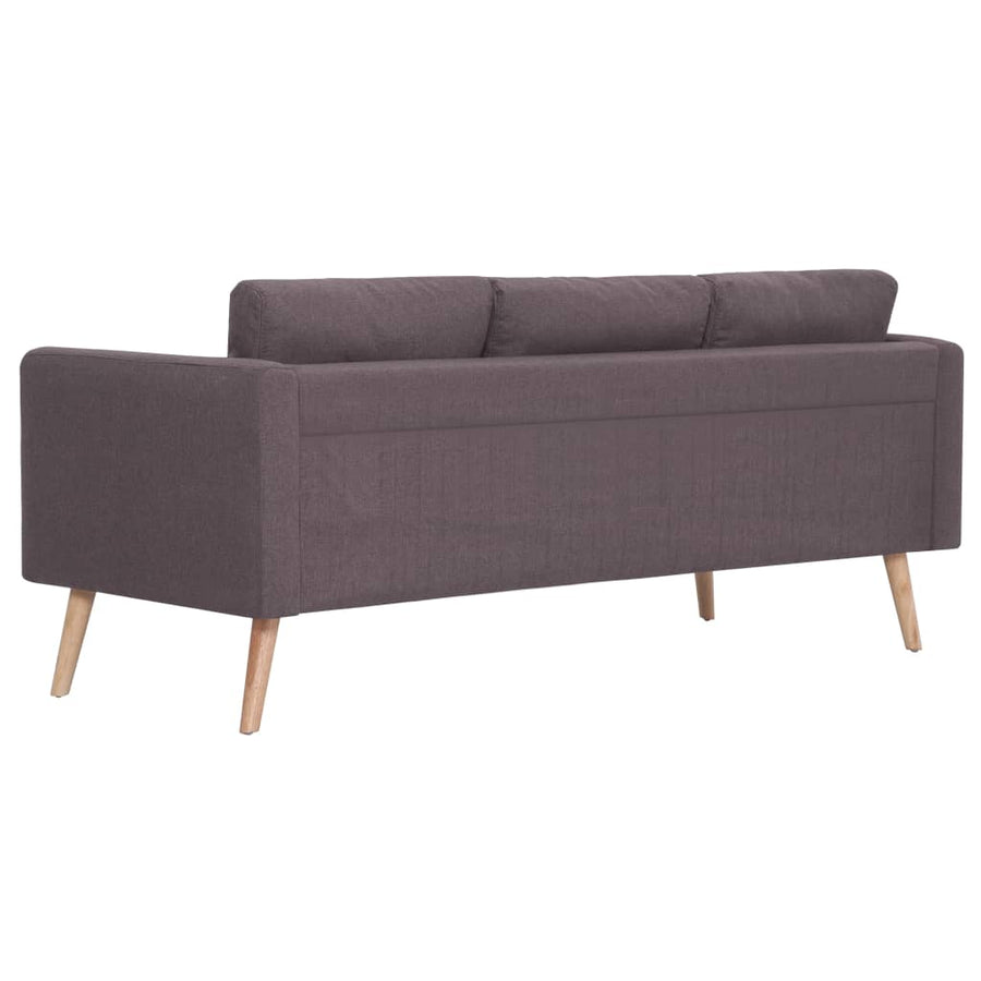 Stof Taupe Driezitsbank