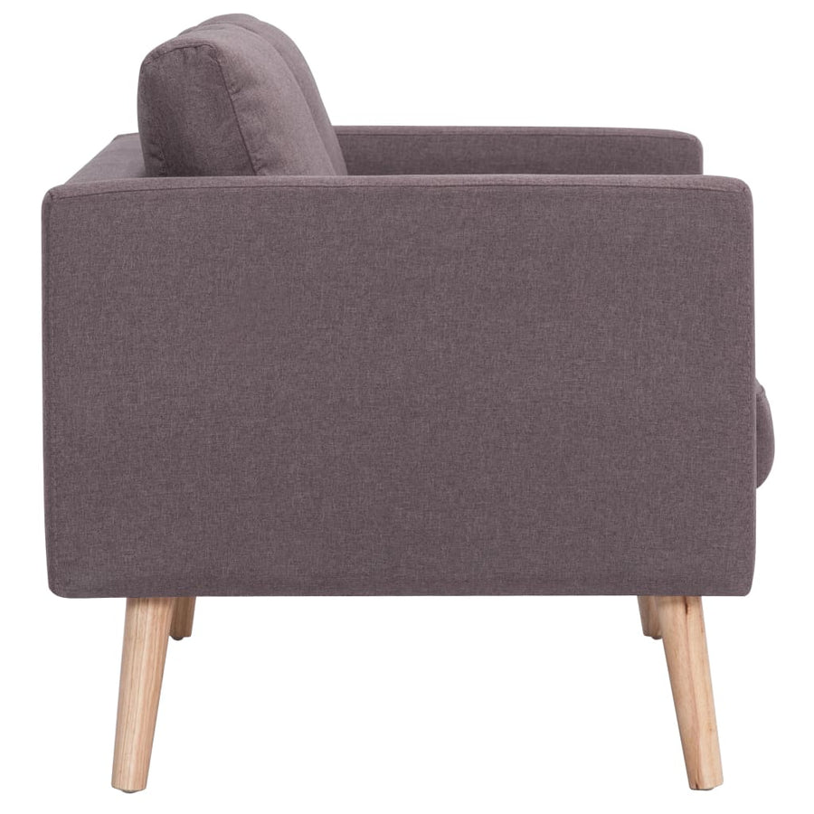 Stof Taupe Driezitsbank
