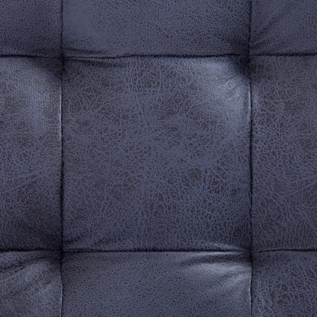 Opberghocker 87,5 Cm Kunstsuède Grijs