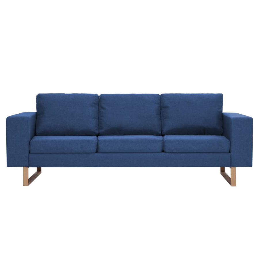 Stof Blauw Driezitsbank