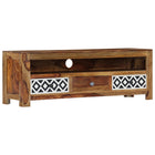TV Cabinet 120x30x40 cm Solid Acacia Wood