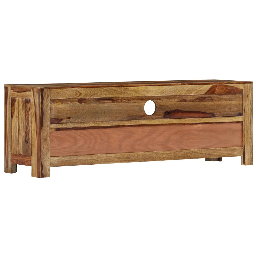 Tv-Meubel 120X30X40 Cm Massief Sheeshamhout