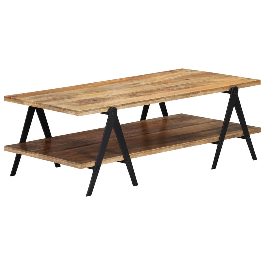 Salontafel 115X60X40 Cm Massief Mangohout Bruin