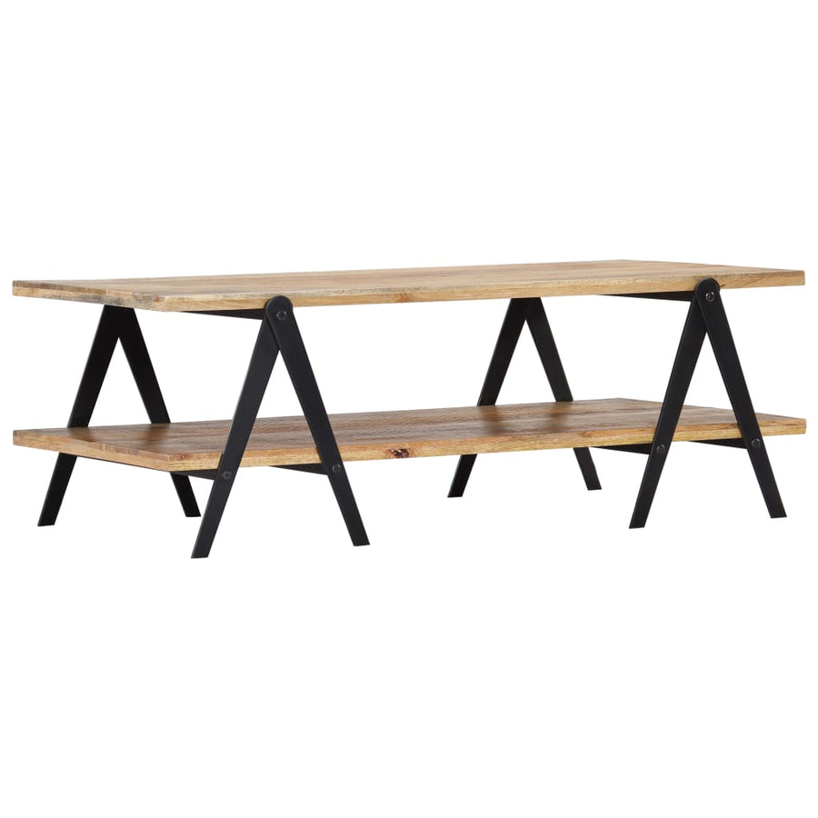 Salontafel 115X60X40 Cm Massief Mangohout Bruin