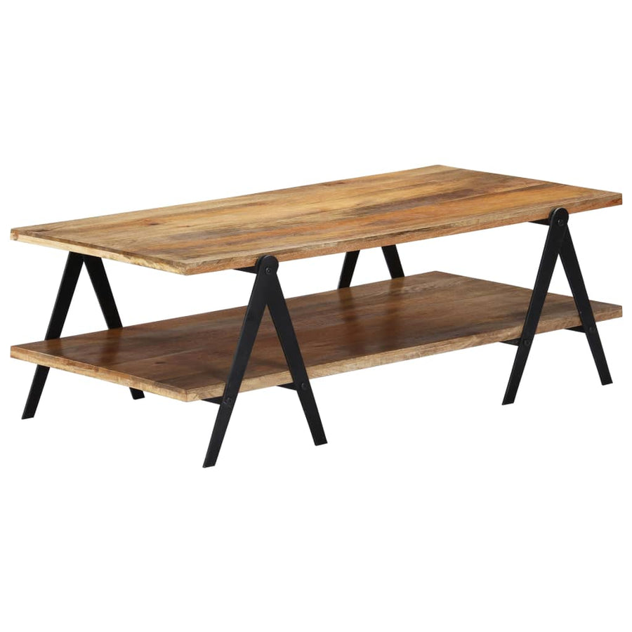 Salontafel 115X60X40 Cm Massief Mangohout Bruin