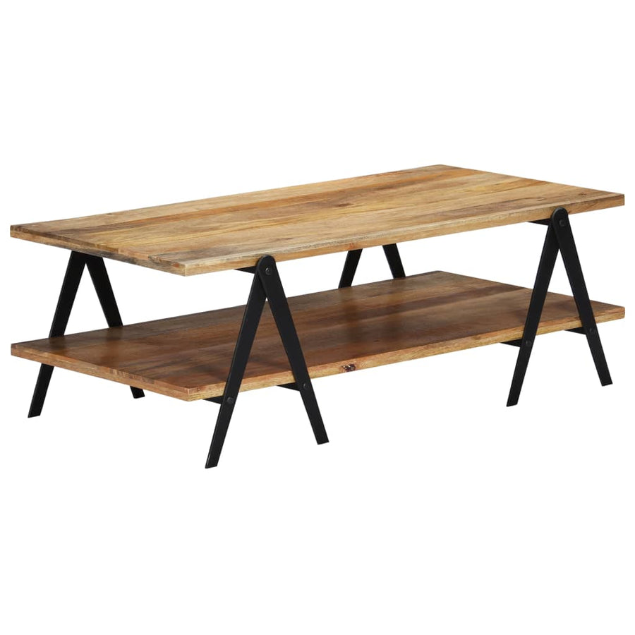 Salontafel 115X60X40 Cm Massief Mangohout Bruin