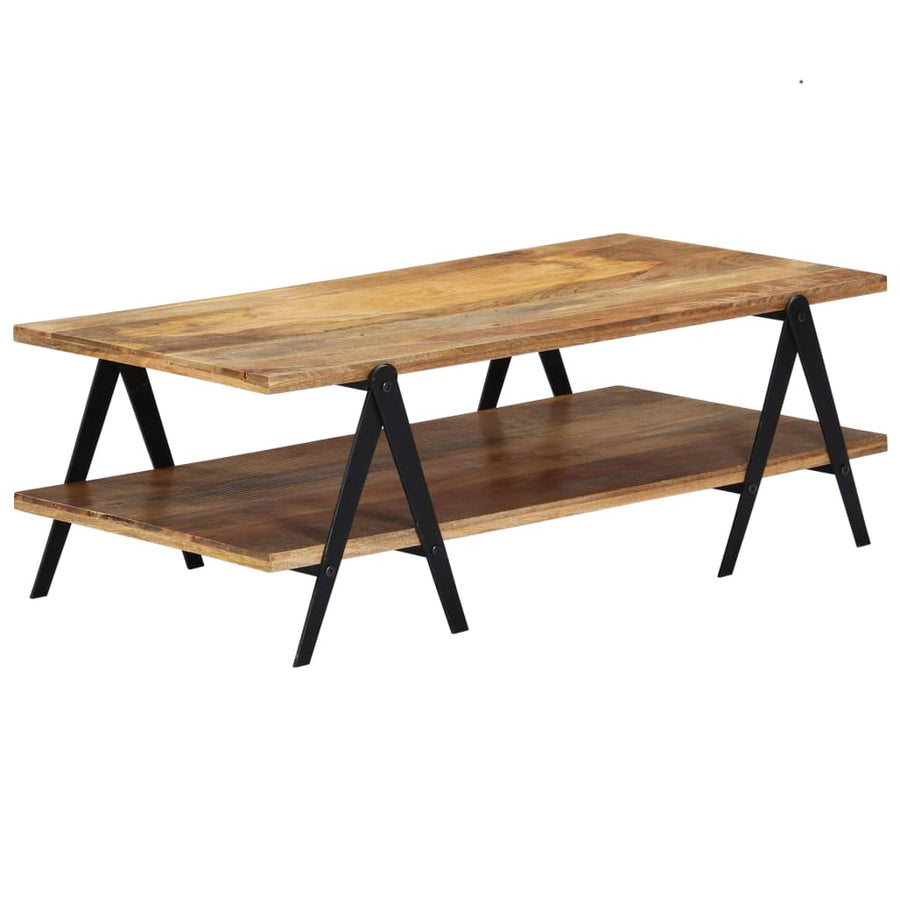 Salontafel 115X60X40 Cm Massief Mangohout Bruin