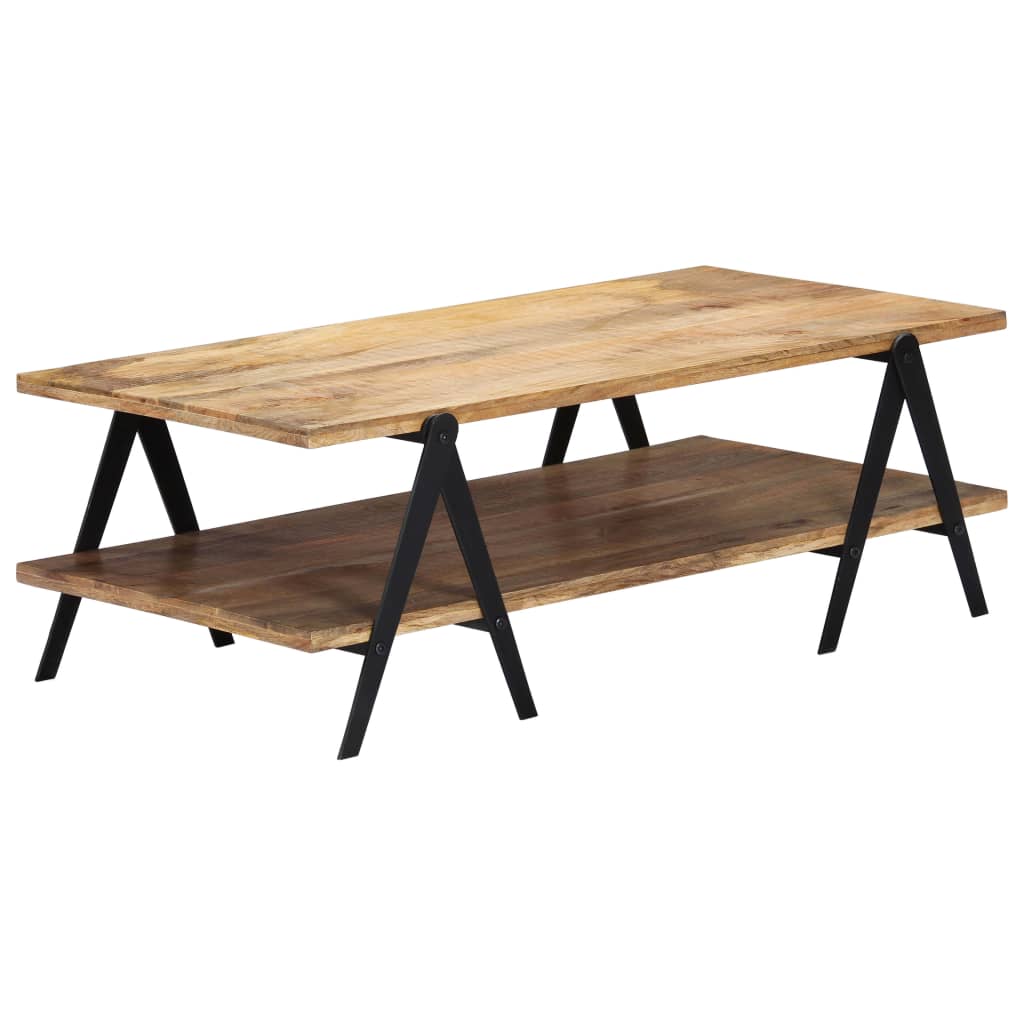 Salontafel 115X60X40 Cm Massief Mangohout Bruin