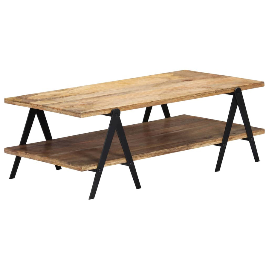 Salontafel 115X60X40 Cm Massief Mangohout Bruin
