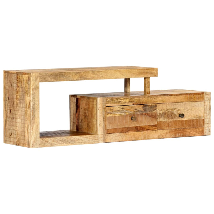 Tv-Meubel 120X30X40 Cm Massief Mangohout Bruin