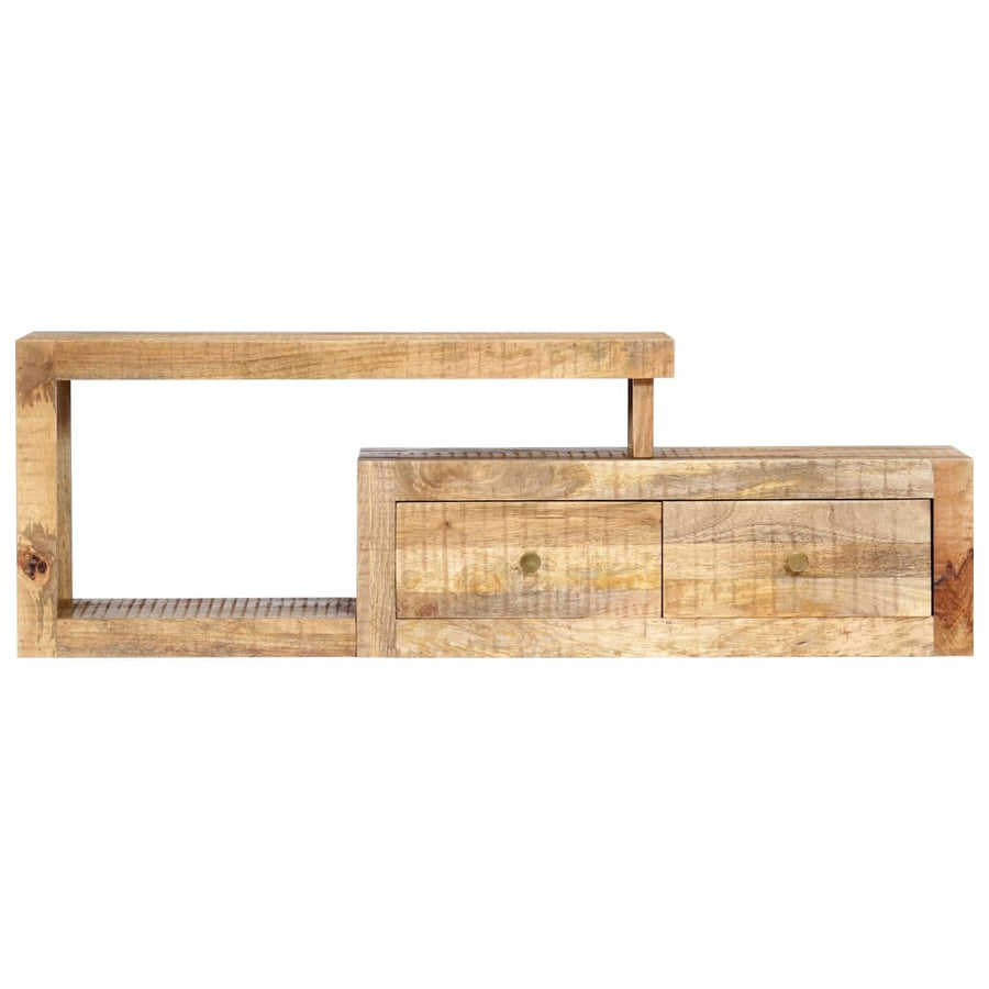 Tv-Meubel 120X30X40 Cm Massief Mangohout Bruin