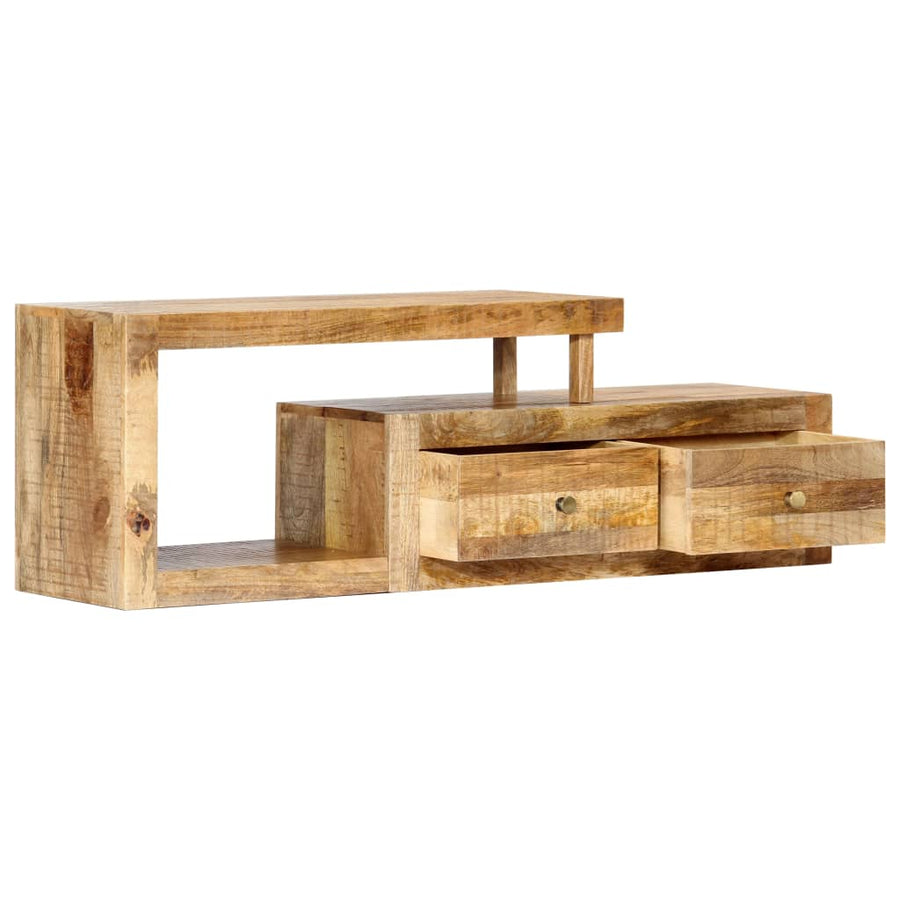 Tv-Meubel 120X30X40 Cm Massief Mangohout Bruin