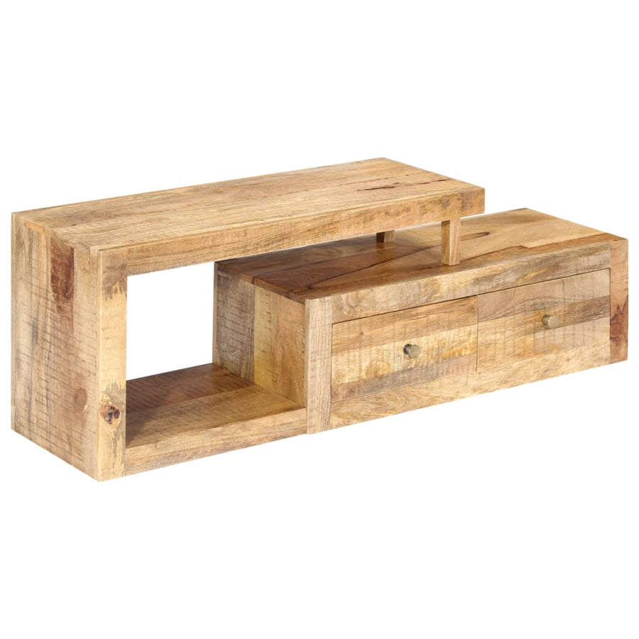 Tv-Meubel 120X30X40 Cm Massief Mangohout Bruin