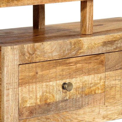 Tv-Meubel 120X30X40 Cm Massief Mangohout Bruin