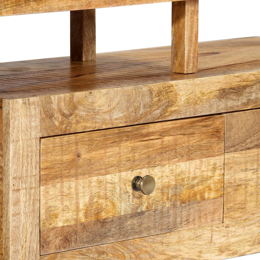 Tv-Meubel 120X30X40 Cm Massief Mangohout Bruin