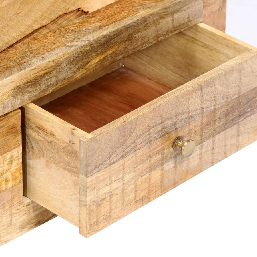 Tv-Meubel 120X30X40 Cm Massief Mangohout Bruin
