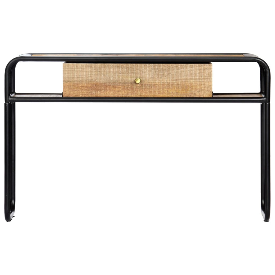 Wandtafel 8X30X75 Cm Massief Mangohout Bruin
