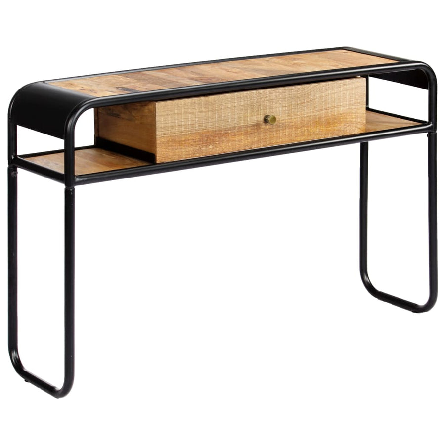 Wandtafel 8X30X75 Cm Massief Mangohout Bruin