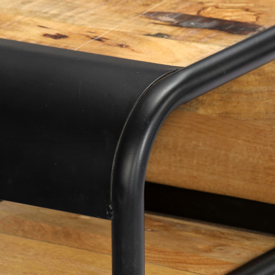 Wandtafel 8X30X75 Cm Massief Mangohout Bruin