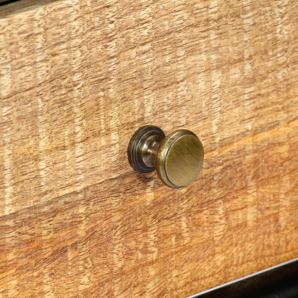 Wandtafel 8X30X75 Cm Massief Mangohout Bruin