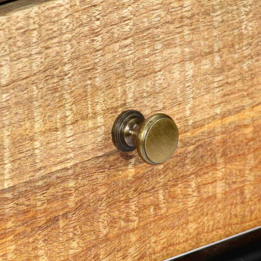 Wandtafel 8X30X75 Cm Massief Mangohout Bruin