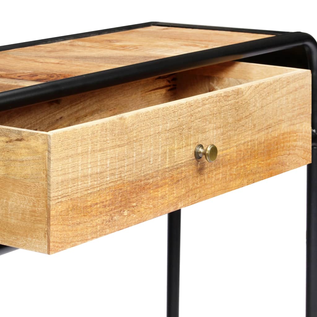 Wandtafel 8X30X75 Cm Massief Mangohout Bruin