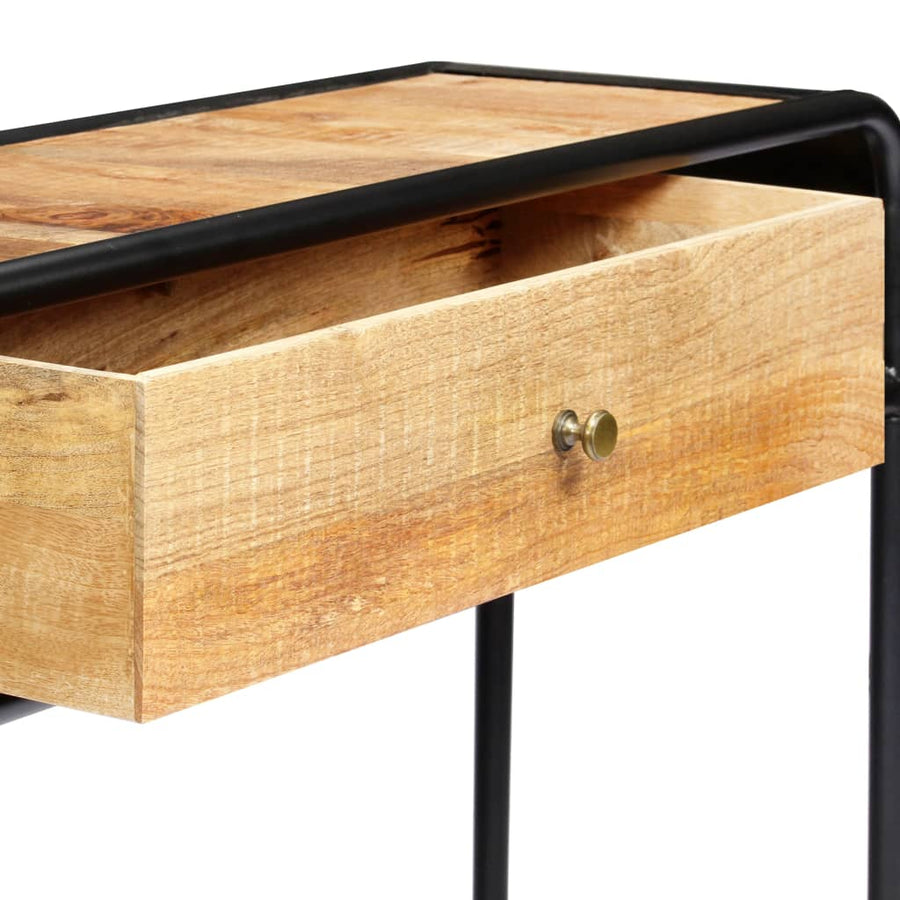 Wandtafel 8X30X75 Cm Massief Mangohout Bruin