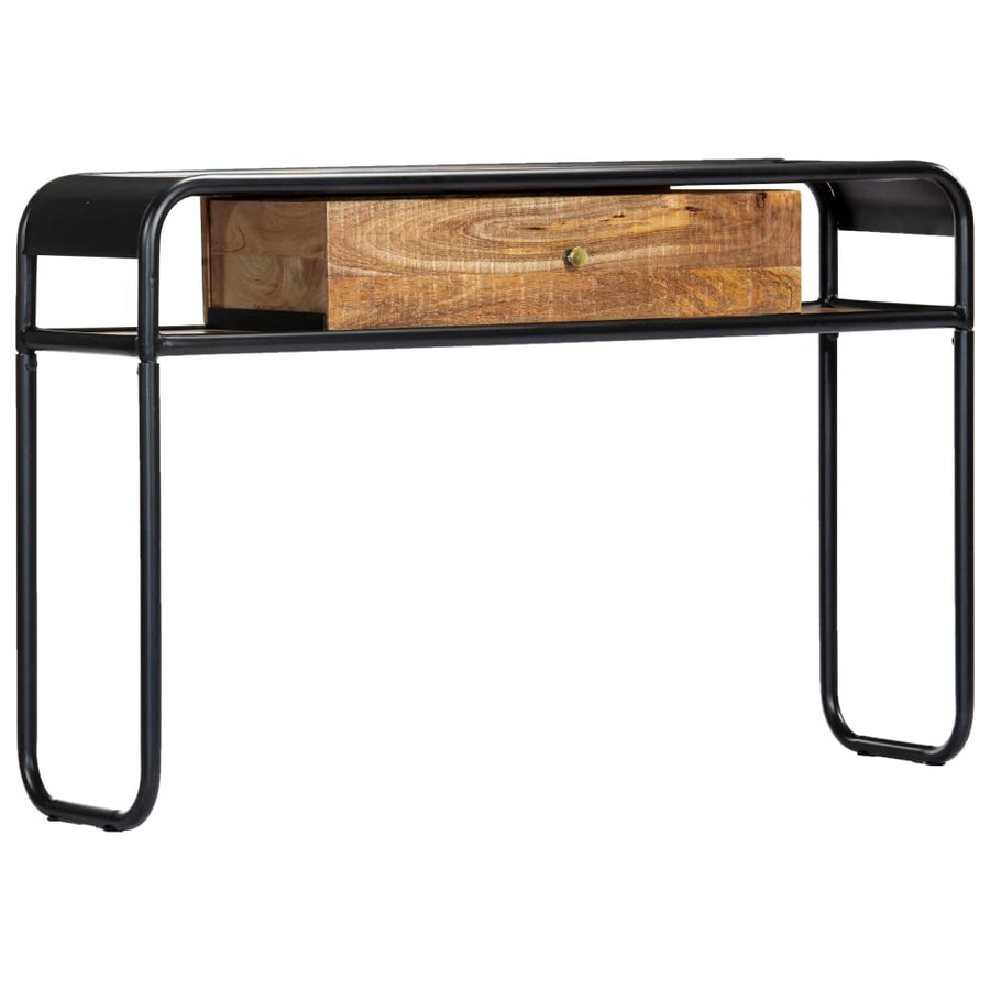 Wandtafel 8X30X75 Cm Massief Mangohout Bruin