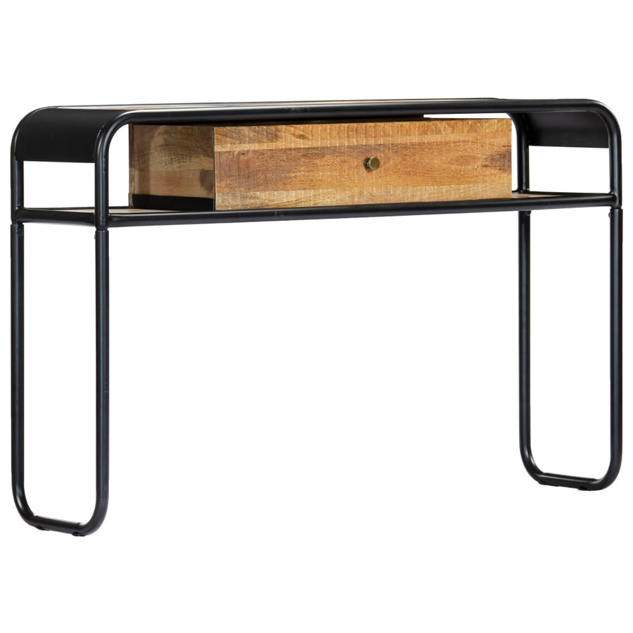 Wandtafel 8X30X75 Cm Massief Mangohout Bruin