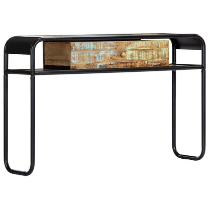Wandtafel 8X30X75 Cm Massief Gerecycled Hout Multikleur