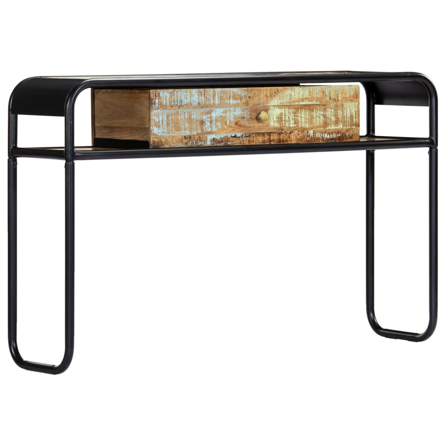 Wandtafel 8X30X75 Cm Massief Gerecycled Hout Multikleur