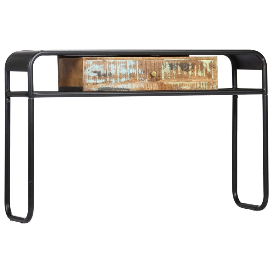 Wandtafel 8X30X75 Cm Massief Gerecycled Hout Multikleur