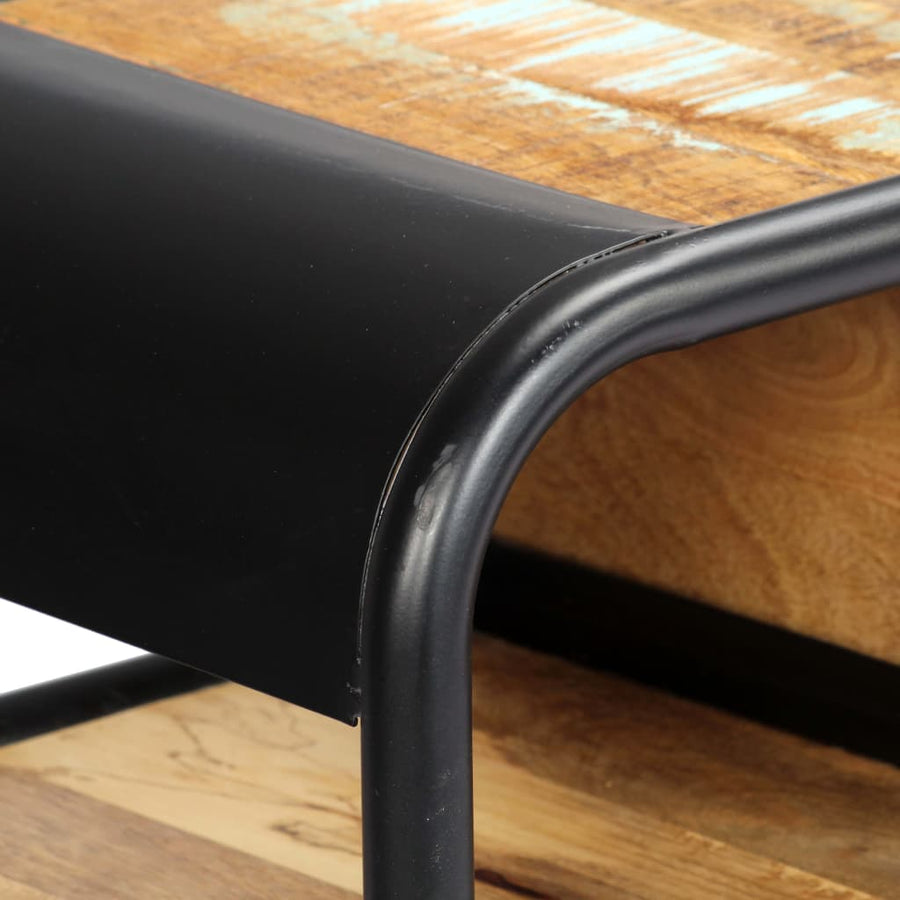 Wandtafel 8X30X75 Cm Massief Gerecycled Hout Multikleur