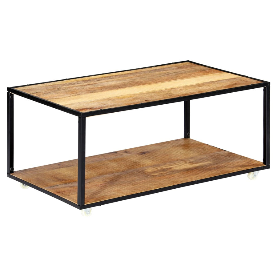 Salontafel 90X50X40 Cm Massief Gerecycled Hout